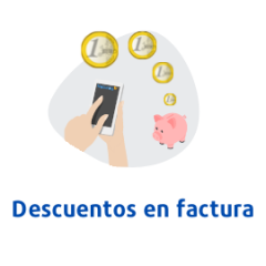 Descuentos en factura